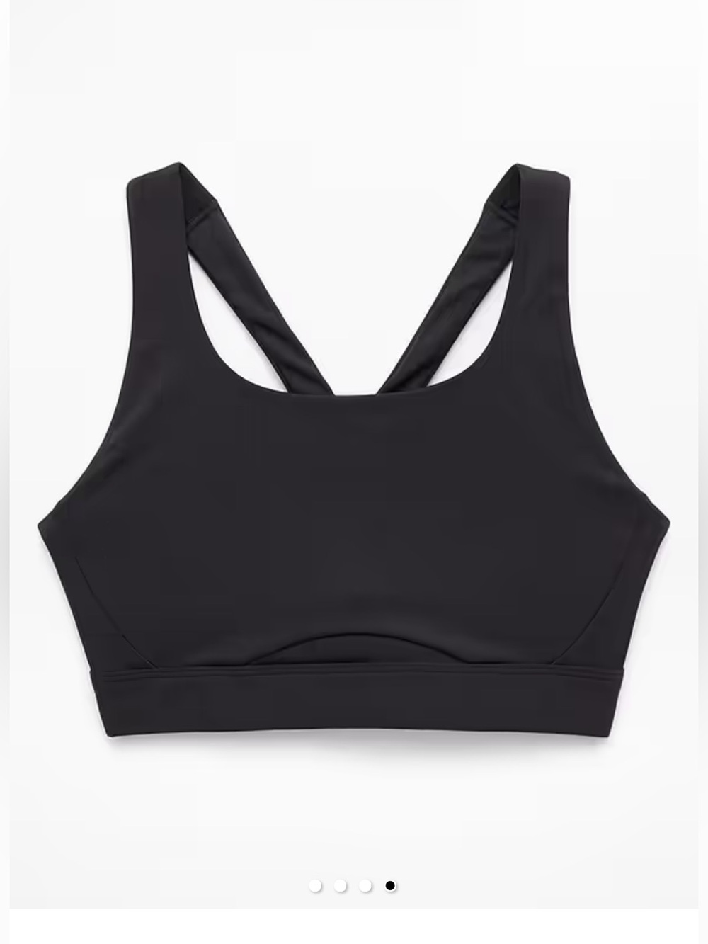 Athleta Interval Sports Bra D-DD S Grey NWOT